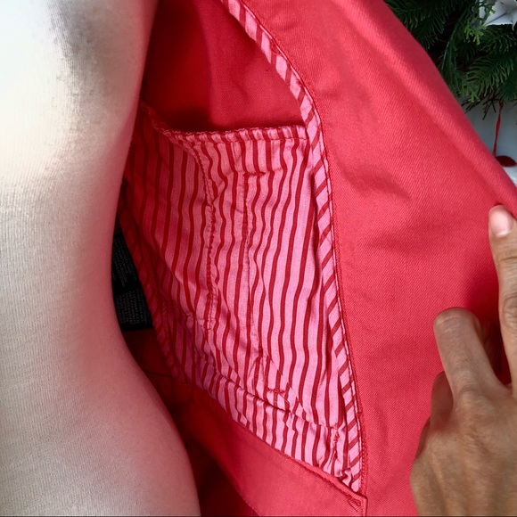 Tommy Hilfiger Red Denim Jacket RARE, Vintage - Picture 6 of 9